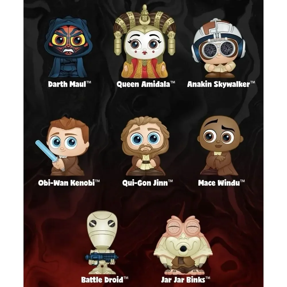 NEW DISNEY DOORABLES Star Wars Ep.1 Phantom Menace Collection MINI FIG x8 SEALED